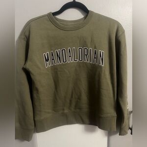 Mandalorian Olive Green Sweatshirt size 10